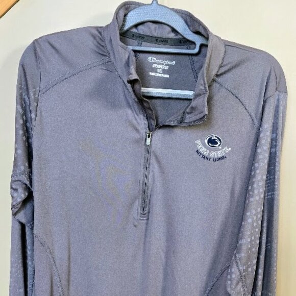 Champion Tops - NWT Champion Penn State Univ Women's Quick Dry Grey  Quarter-Zip 2XL